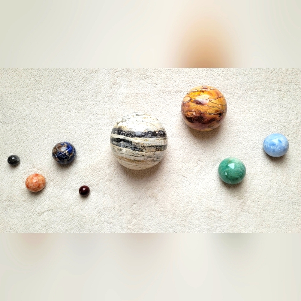 Crystal sphere Solar System